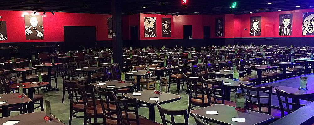 Our beautiful, new theater...one of four different venues available for private rental. Stanford and Son's is a great place for your birthday party, office Christmas party or corporate event, high school or college reunion, wedding, bachelor or bachelorette party or rehearsal dinner! From parties of 10-300, from appetizers and drinks to a full, sit down dinner, to off-site catering with a comic who tailors their material to your event, Stanford and Son's can do it all, at prices much less than any private event rental space in Kansas City! Call 913-400-7500 and ask for Rachel for more information.